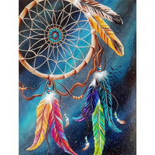 Carica l'immagine nel visualizzatore di Gallery, Dreamcatcher - diamante rotondo - 30x40cm