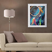 Carica l'immagine nel visualizzatore di Gallery, Dreamcatcher - diamante rotondo - 30x40cm