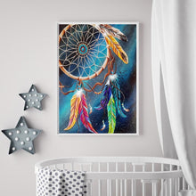 Carica l'immagine nel visualizzatore di Gallery, Dreamcatcher - diamante rotondo - 30x40cm