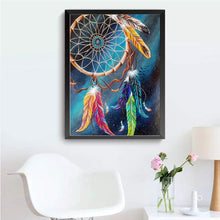 Carica l'immagine nel visualizzatore di Gallery, Dreamcatcher - diamante rotondo - 30x40cm