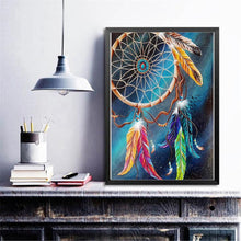 Carica l'immagine nel visualizzatore di Gallery, Dreamcatcher - diamante rotondo - 30x40cm