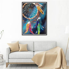 Carica l'immagine nel visualizzatore di Gallery, Dreamcatcher - diamante rotondo - 30x40cm