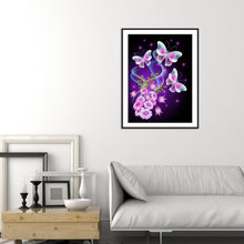 Carica l'immagine nel visualizzatore di Gallery, Farfalla - diamante rotondo - 40x30cm