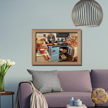 Carica l'immagine nel visualizzatore di Gallery, Cucina - diamante rotondo - 40x30cm