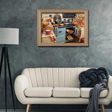 Carica l'immagine nel visualizzatore di Gallery, Cucina - diamante rotondo - 40x30cm