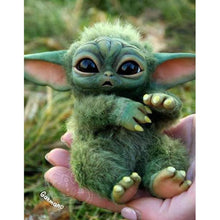 Carica l'immagine nel visualizzatore di Gallery, Yoda - diamante rotondo - 30x40cm