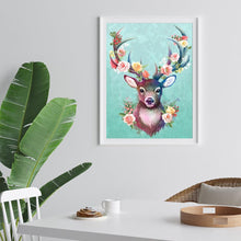 Carica l'immagine nel visualizzatore di Gallery, Alce - diamante rotondo - 30x40cm
