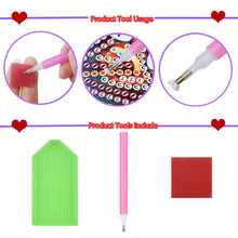 Carica l'immagine nel visualizzatore di Gallery, Nota musicale - diamante rotondo completo - 30x30cm