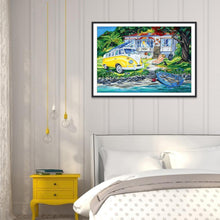 Carica l'immagine nel visualizzatore di Gallery, Auto di casa - pittura di diamanti completa - 40x30cm