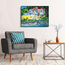 Carica l'immagine nel visualizzatore di Gallery, Auto di casa - pittura di diamanti completa - 40x30cm