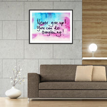 Carica l'immagine nel visualizzatore di Gallery, Frase - diamante rotondo - 40x30cm