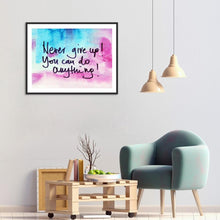 Carica l'immagine nel visualizzatore di Gallery, Frase - diamante rotondo - 40x30cm