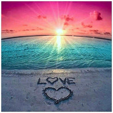 Carica l'immagine nel visualizzatore di Gallery, Cuore - pittura completa di diamanti - 30x30cm