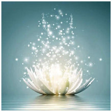 Carica l'immagine nel visualizzatore di Gallery, Set di loto bloom - diamante rotondo - 35x35cm