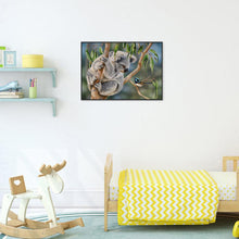 Carica l'immagine nel visualizzatore di Gallery, Koala - diamante rotondo - 40x30cm