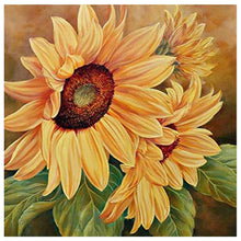 Carica l'immagine nel visualizzatore di Gallery, Girasole - diamante rotondo - 30x30cm