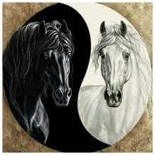 Carica l'immagine nel visualizzatore di Gallery, Cavallo - pittura completa di diamanti - 30x30cm