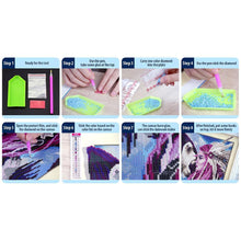 Carica l'immagine nel visualizzatore di Gallery, Cavallo - pittura completa di diamanti - 30x30cm
