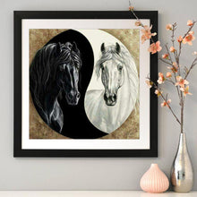Carica l'immagine nel visualizzatore di Gallery, Cavallo - pittura completa di diamanti - 30x30cm
