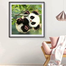 Carica l'immagine nel visualizzatore di Gallery, Bellissimo panda - pittura di diamante completo - 30x30cm