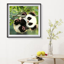 Carica l'immagine nel visualizzatore di Gallery, Bellissimo panda - pittura di diamante completo - 30x30cm