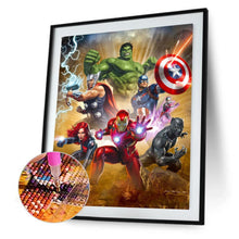 Carica l'immagine nel visualizzatore di Gallery, SuperheroArt - diamante rotondo - 40x30cm