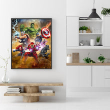 Carica l'immagine nel visualizzatore di Gallery, SuperheroArt - diamante rotondo - 40x30cm