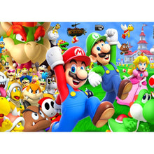 Carica l'immagine nel visualizzatore di Gallery, Super Mario - pittura completa di diamanti rotondi