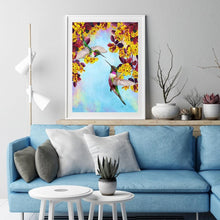 Carica l'immagine nel visualizzatore di Gallery, Uccello felice - pittura di diamante rotondo - 30x40cm