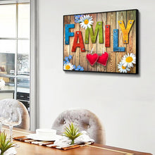 Carica l'immagine nel visualizzatore di Gallery, Famiglia - diamante rotondo - 40x30cm