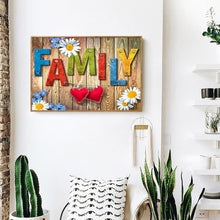 Carica l'immagine nel visualizzatore di Gallery, Famiglia - diamante rotondo - 40x30cm