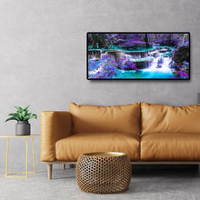 Carica l'immagine nel visualizzatore di Gallery, Paesaggio a cascata - diamante rotondo completo -