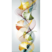 Carica l'immagine nel visualizzatore di Gallery, Foglia - diamante rotondo - 85x45cm