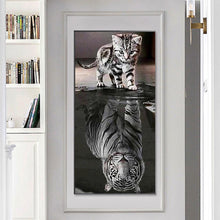 Carica l'immagine nel visualizzatore di Gallery, Cane - diamante rotondo - 45x85cm