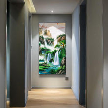 Carica l'immagine nel visualizzatore di Gallery, Paesaggio - diamante rotondo pieno - 45x85cm