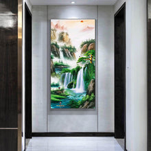 Carica l'immagine nel visualizzatore di Gallery, Paesaggio - diamante rotondo pieno - 45x85cm