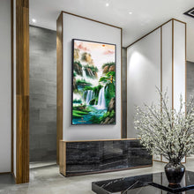 Carica l'immagine nel visualizzatore di Gallery, Paesaggio - diamante rotondo pieno - 45x85cm