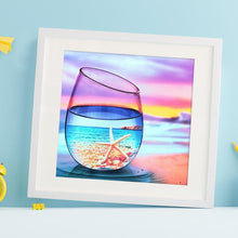 Carica l'immagine nel visualizzatore di Gallery, Tazza - diamante rotondo completo - 25x25cm
