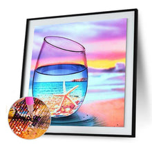 Carica l'immagine nel visualizzatore di Gallery, Tazza - diamante rotondo completo - 25x25cm
