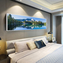 Carica l'immagine nel visualizzatore di Gallery, Paesaggio - diamante rotondo - 80x30cm