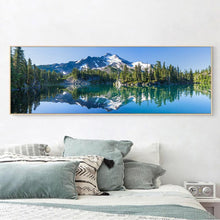 Carica l'immagine nel visualizzatore di Gallery, Paesaggio - diamante rotondo - 80x30cm