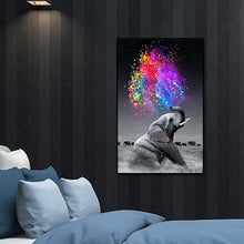 Carica l'immagine nel visualizzatore di Gallery, Animale elefante - diamante rotondo - 40x60cm