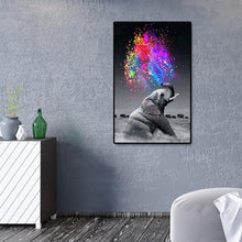 Carica l'immagine nel visualizzatore di Gallery, Animale elefante - diamante rotondo - 40x60cm