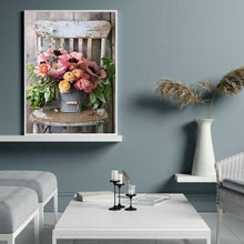 Carica l'immagine nel visualizzatore di Gallery, Fiore - diamante quadrato pieno - 40x50cm