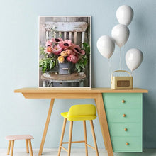 Carica l'immagine nel visualizzatore di Gallery, Fiore - diamante quadrato pieno - 40x50cm