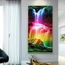 Carica l'immagine nel visualizzatore di Gallery, Cascata - diamante rotondo - 45x85cm