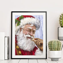 Carica l'immagine nel visualizzatore di Gallery, Babbo Natale - diamante rotondo completo - 30x40cm