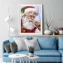 Carica l'immagine nel visualizzatore di Gallery, Babbo Natale - diamante rotondo completo - 30x40cm