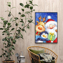 Carica l'immagine nel visualizzatore di Gallery, Babbo Natale - diamante rotondo completo - 30x40cm