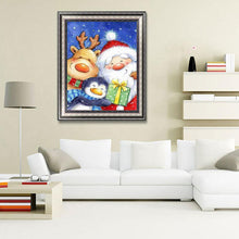Carica l'immagine nel visualizzatore di Gallery, Babbo Natale - diamante rotondo completo - 30x40cm